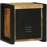 vidaXL Badezimmer-Wandschrank 40x30x40 cm Massivholz Grobe Mango