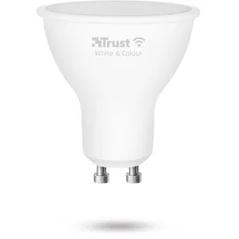 Trust GU10 DUO-PACK RGBCW LED Spot, WiFi LED-Strahler, weiß und farbig, Fassung GU10, von Ihrem Smartphone/Tablet zu steuern
