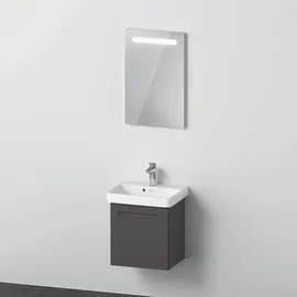 Duravit Möbel-Set No. 1 50cm, 1 Tür, Anschl rechts, Graphit Matt