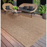 Paco Home Outdoor Teppich Wetterfest Modern Flachgewebe, Jute-optik Für Terrasse & Balkon 80x150 Cm, Beige 2