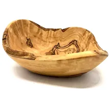 D.O.M. Die Olivenholz Manufaktur Schale rustikal aus Olivenholz