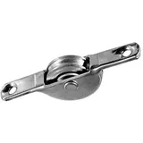 Laufrolle Nylon Stahl Gleitrolle Möbelrolle Lagerrolle Schiebetür Laufschiene (55mm Nut Stahl)