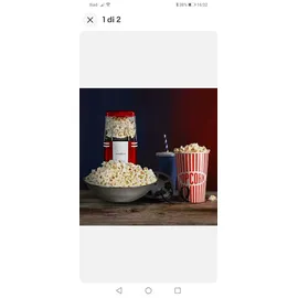 Nedis FCPC100RD Popcorngerät, red