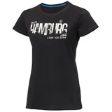 HSV Print-Shirt „Mein Hamburg – Abschlach!" schwarz schwarz XS