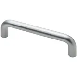 Hettich Möbelgriff Hettich Möbelgriff Kunststoff Aluminium Optik 10 x silberfarben