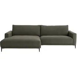 CASEDO Ecksofa Ibiza Cord Oliv