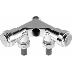 Grohe WAS-Doppelventil Einfach DN15 mit RV chrom