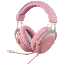 deltaco Gaming GAM-030-P Kopfhörer & Headset Kabelgebunden Kopfband USB Typ-A Pink