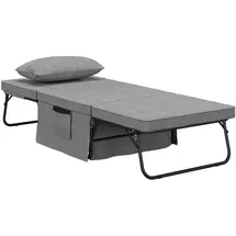Homcom 4-in-1 Klappbett 188 x 75 cm grau