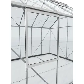 Vitavia Seitenfenster "V" für Vitavia Gewächshäuser-Alu-blank eloxiert-3 mm Sicherheitsglas