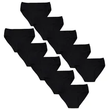 TupTam Unterhosen Mädchen 10er Pack Größe 92-170 – Bequeme Unterwäsche für Mädchen aus Baumwolle, Farbe: Schwarz, 164-170 - 164-170