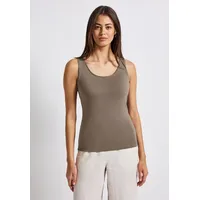 STREET ONE Street-One Basic Top in Unifarbe, Braun |