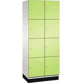 C+P Cambio Fächerschrank 80 x 52,5 x 195 Viridingrün