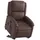 vidaXL Massagesessel mit Aufstehhilfe Kunstleder 144,5 x 82 x 0 cm Braun