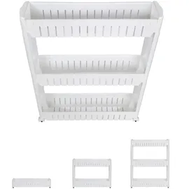 Tectake Nischenregal 3 Etagen - weiß