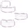 vidaXL Lounge Set 3-tlg. dunkelgrau/braun inkl. Kissen 313150