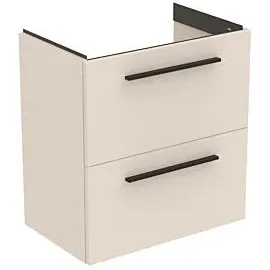 Ideal Standard i.life S Möbel-Waschtischunterschrank T5293NF 2 Auszüge, 60 x 37,5 x 63 cm, sandbeige matt