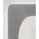 FLEURESSE Comfort 001117 Jersey 140 x 200 - 160 x 220 cm steingrau