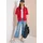 Cecil Kurzarm Sweatjacke mit Kapuze - Rot