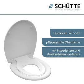 Schütte Duroplast WC-Sitz Family Weiß