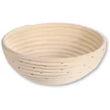 KESPER Gärkörbchen Rattan, Textilfutter (abnehmbar), Maße: Ø 22 cm, Farbe: Natur | 19630