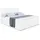 altdecor Boxbett 200 x 200 cm H4 Weiß Hochglanz