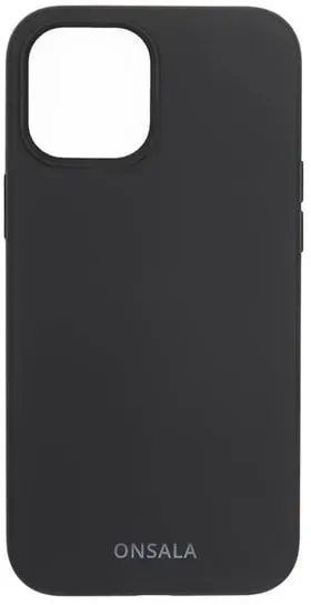 Phone Case Silicone Black - iPhone 12 / 12 Pro