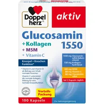 Doppelherz Glucosamin 1550 + Kollagen + MSM + Vitamin C Kapseln