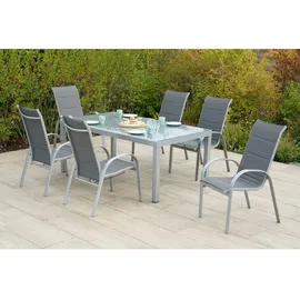 Merxx Amalfi Set 7-tlg. Grau/Silber
