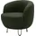 INOSIGN Sessel INOSIGN "Anjuli Lieferzeit nur 2 Wochen", grün, B:72cm H:72cm T:76cm, 100% Polyester, Sessel, Sessel, Runde Form, perfektes Einzelstück, Flausch oder Feinstruktur