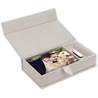 ZEP Box USB Lodi D für 10x15 Fotos und USB-Stick, creme