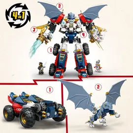 LEGO Ninjago 71834 Zanes Ultra-Kombi-Mech