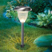 Esotec Solarleuchte FlowerLight DuoColor Lichtfarben warmweiß und kaltweiß umschaltbar,