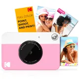 Kodak Printomatic Sofortbildkamera, Weiß/Rosa