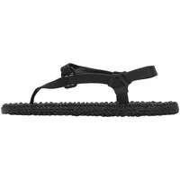 Ilse Jacobsen Damen - Zehentrenner - CHEERFUL14 - Zehenstegsandale, bequem, aus Luftgummi mit Riemchen und Massagesohle - 37 EU