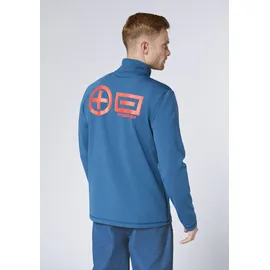 Chiemsee Strickfleece-Pullover Blau XL