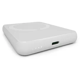 PURO Drahtlose Powerbank "Power Mag" 5000 mAh - Weiß