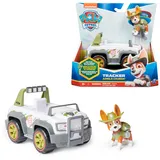 Spin Master PAW PATROL, , Dschungel-Truck mit Tracker-Figur (Sustainable Basic Vehicle/Basis Fahrzeug), Spielzeug für Kinder ab 3 Jahren