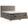 aea Boxspringbett 140 x 200 cm Braun