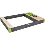 EXIT TOYS Holzsandkasten Aksent mit Küche grau