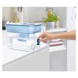 Brita Maxtra Pro All-In-1 Kartuschen 1 St. + Flow Wasserfilter-Station basic blue