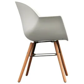 Paperflow 2 meet powered by PAPERFLOW Schalenstühle Wiseman CHWISEX2.23.13 weiß Kunststoff