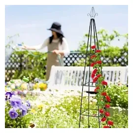 Relaxdays Obelisk 38 x 204 x 38 cm Schwarz