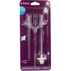 B.Box Replecement Straws + Cleaner Silikonstrohhalm 3 St.