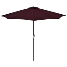 vidaXL Balkon-Sonnenschirm 270 x 135 cm bordeauxrot