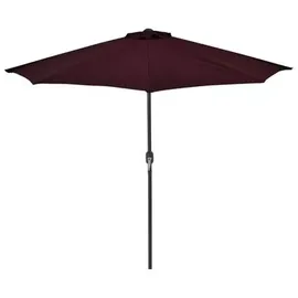 vidaXL Balkon-Sonnenschirm 270 x 135 cm bordeauxrot
