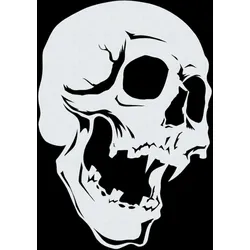 Skull # 21 | Totenkopf Airbrush-Schablone | ca. A4