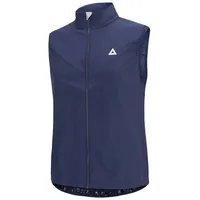 Airtracks Herren Fahrradweste Laufweste Pro Line Radweste Leichte Wind Weste Reflektierend Winddicht Ärmellos Windstopper Atmungsaktiv S M L Xl XXl 3XL 4XL - navy-blau - XXXL - 3XL