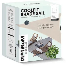 gardenson Sonnensegel Coolfit grau