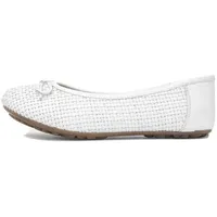 Hush Puppies Damen Janelle Gewebt Ballerinas, weiß, 41.5 EU